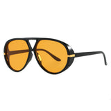 Ρετρό γυαλιά ηλίου με μεγάλο σκελετό