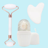 3-Piece Facial Ice Mold and Massage Tool Set