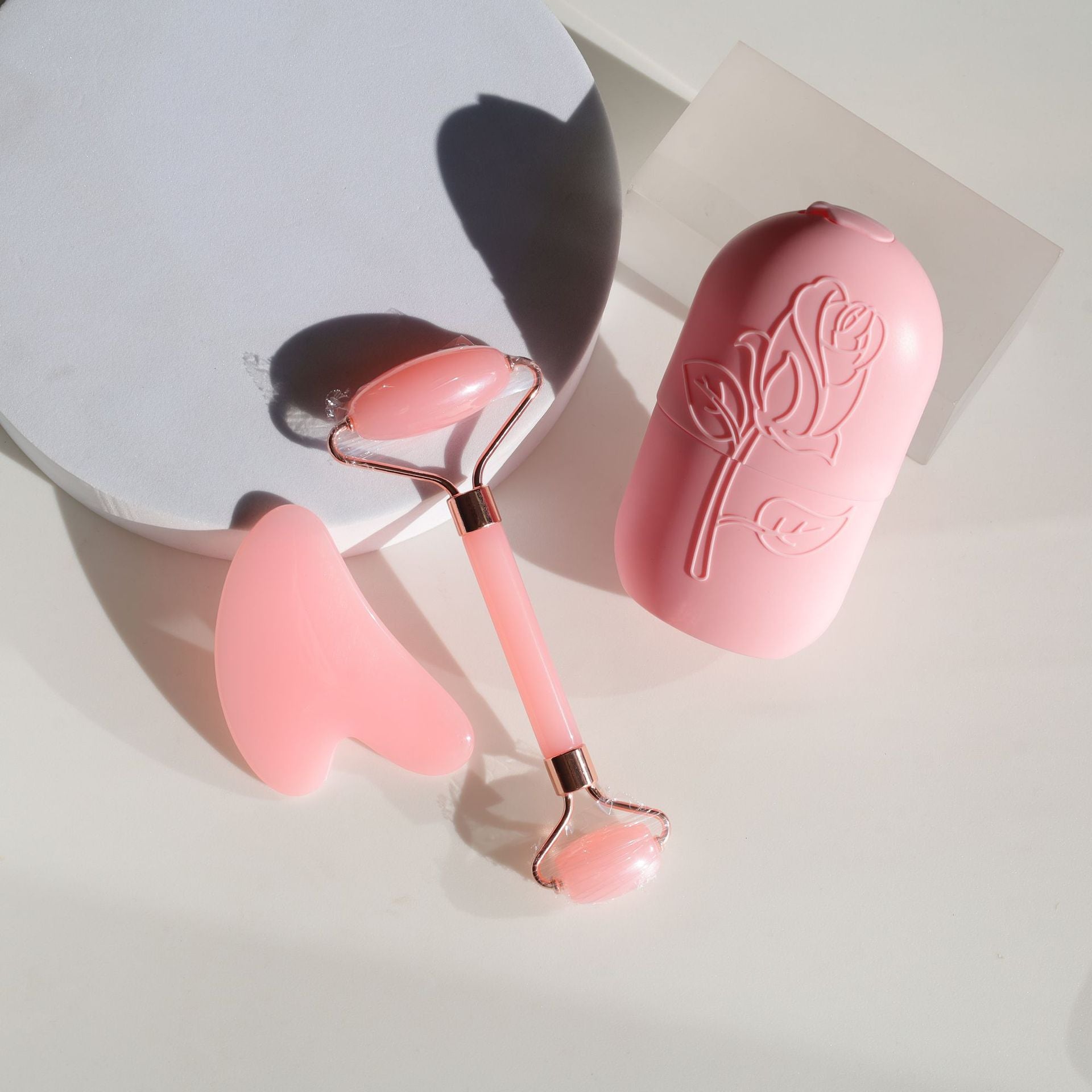 3-Piece Facial Ice Mold and Massage Tool Set